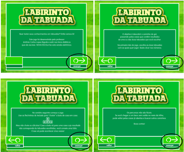 Jogo – Labirinto da Tabuada