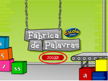 Completar palavras 1 – Jogos da Escola